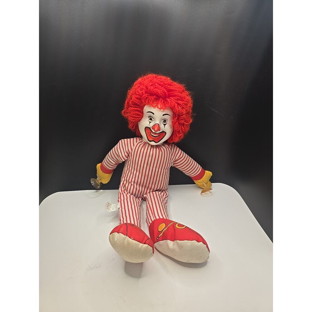Vintage Ronald‎ McDonald Plush Window Clinger McDonald’s